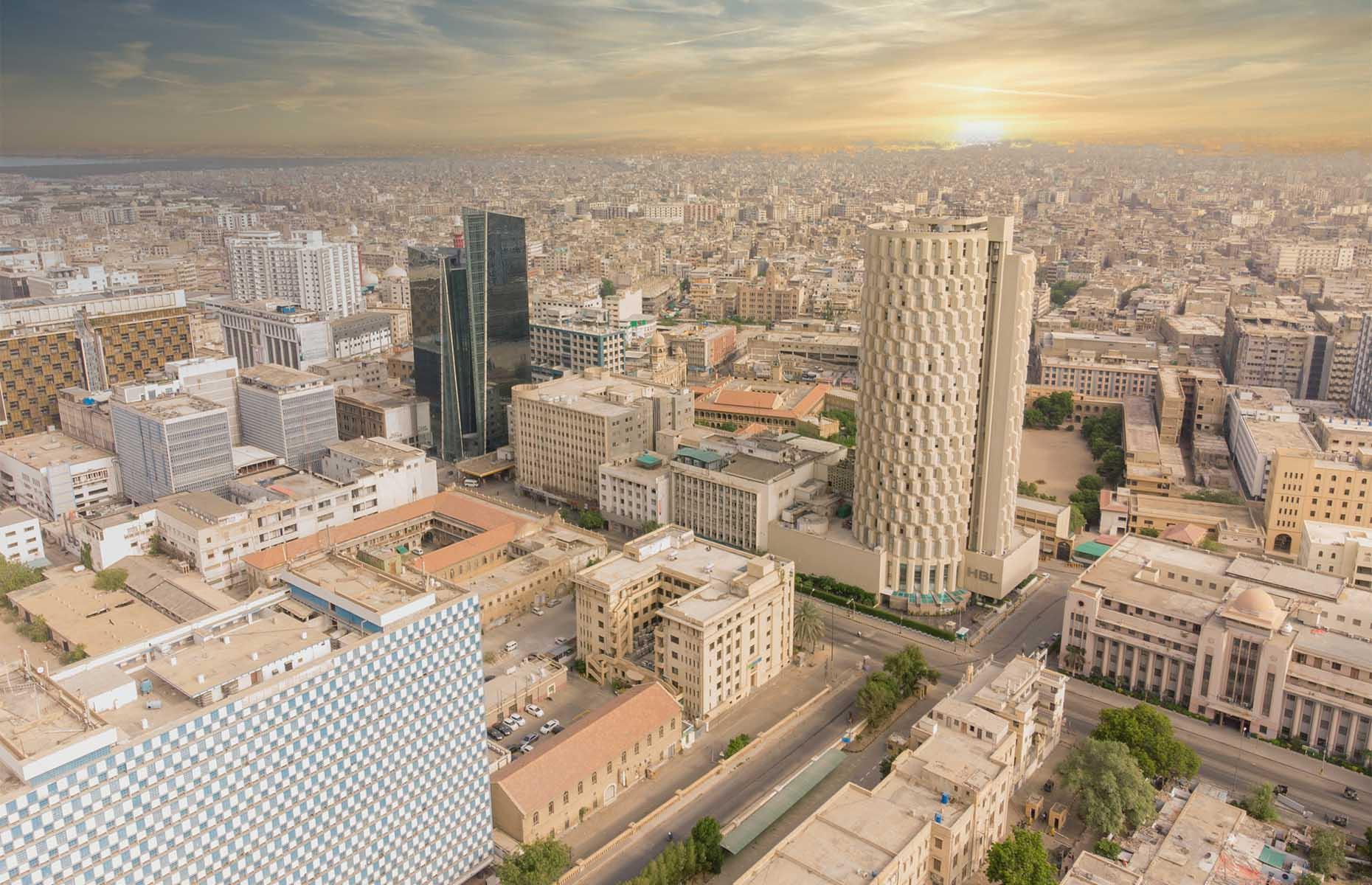 Karachi, Pakistan, projected 2050 population: 26.6 million